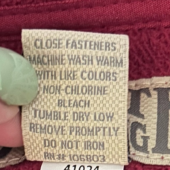 Duluth Trading Co Men’s Red Fleece Vest Size Large - Picture 4 of 6